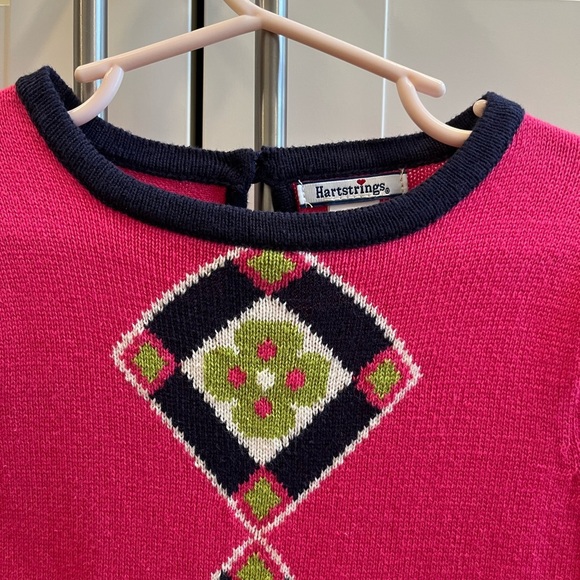 Girls short sleeve sweater dress by Hartstrings, size 5/6 - Picture 3 of 9